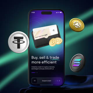 Dispositivo móvel exibindo a plataforma de trading do Aurora Investança