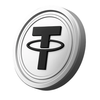 Conta com informações da moeda Tether USDT em destaque